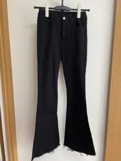 GRL ブラックフレアデニムパンツ　XS