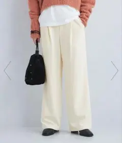 グリーンレーベルリラクシング オルマイウラキモウワイドパンツ
