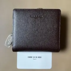 COMME CA DU MODE 二つ折り財布 ダークブラウン