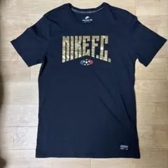 NIKE F.C. Tシャツ ブラック ゴールド L