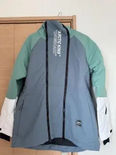 ARCTIC KING スノーボードジャケット グレー/ミント