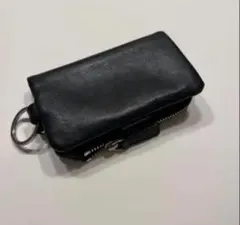 mieno レザー キーケース 小銭入れ ブラック