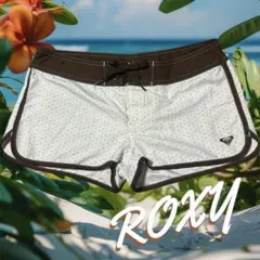 ロキシー　水着　パンツ　サーフパンツ　レディース　L ブラウン