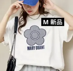 ラスト【新品】M 白　マリークワント　Tシャツ　半袖のサムネイル