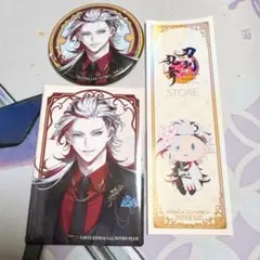 刀剣乱舞 祝装 缶バッジ 面影 千社札風ステッカー 刀剣乱舞STORE