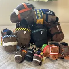 競馬ぬいぐるみまとめうり 競馬ぬいぐるみ「第83回 皐月賞 ソールオリエンス」サラブレッド