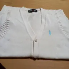 EAST BOY ホワイトニットベスト