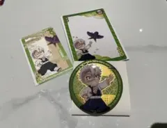 鬼滅の刃 中国限定 非遺シリーズ 缶バッジ クリアカード　ブロマイド 不死川実弥