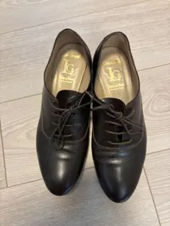 Luca Grossi レザーレースアップシューズ　ブラウン系　23cm