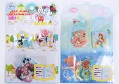 ディズニー シールフレーク コレクションシート 【ミッキーミニー＆アリエル】