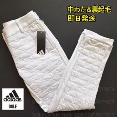 白L 新品定価17600円アディダスゴルフ　レディース　中わた ロゴ パンツ