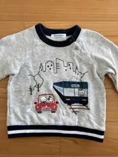 familiar 刺繍 トレーナー　80