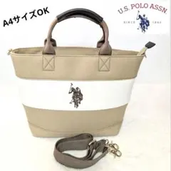 US POLO ASSN ユーエスポロアッスン　2way トートバッグ