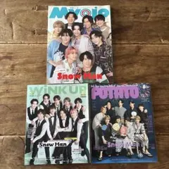 POTATO 2023年8月号 他 全3冊セット WINK UP Myojo