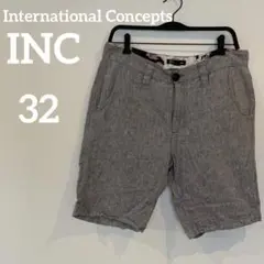 一点物 ❤️ 【32】INC ショートパンツ グレー系 ズボン ハーフパンツ 夏秋