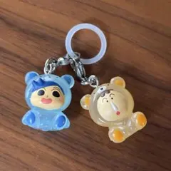 クレヨンしんちゃん めじるしアクセサリー みんなでくまパジャマ セット