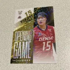 Vコレカード　 デンソーエアリービーズ　YANAGI CHIKA