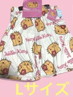 サンリオ　ハローキティ　日焼け　ドンキホーテ限定　総柄ハーフパンツ　Lサイズのサムネイル