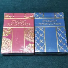 Straight Playing Cards 2つセット