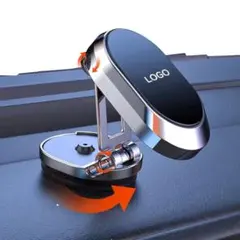 車載用 マグネット式 スマホホルダー 亜鉛合金製