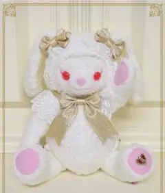 新品】うさくみゃリュック オフ白×エンジリボン - メルカリ
