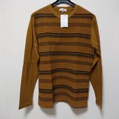 未着用 メンズ THE SHOP TK ボーダーカットソー 長袖Tシャツ ニット