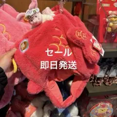 セール❣️上海ディズニー　森のプーさん　ピクレッドふわふわ帽子