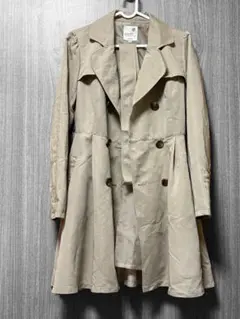 earth music&ecology ベージュトレンチコート M