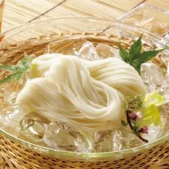「きらら62様専用」安城和泉沓名製麺所半生麺「長そうめん」（3人前）×3袋のサムネイル