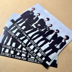 【未使用】SixTONES SnowManクリアファイル4点