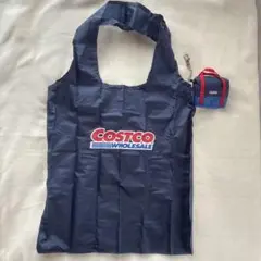 COSTCO コストコ エコバッグ ネイビー 収納バッグ付きのサムネイル