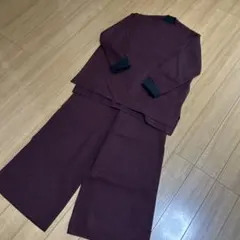 DoCLASSEニットセットアップ ワイドパンツ