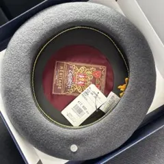 【新品タグ付き】LAULHÈRE ベレー帽 チャコールグレー