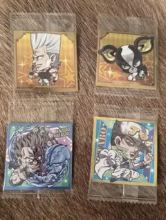 ジョジョの奇妙な冒険 ウエハース シール 4種