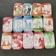 スーパーの裏でヤニ吸うふたり 缶バッジ コンプセット スクエニくじ
