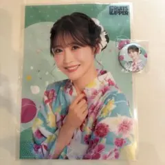 FRUITS ZIPPER すきくじ 櫻井優衣 A4クリアポスター 缶バッチ