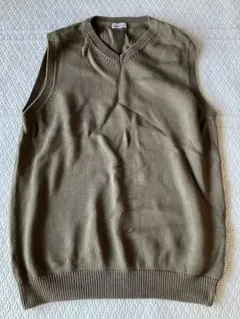 steven alan ベージュ Vネック ベスト L