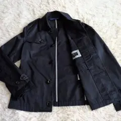 ビームスＳブルゾン　ネイビー　アウター ジャケット　コットン