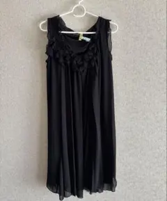 apres jour オケージョンドレス ワンピース パーティードレスM 黒