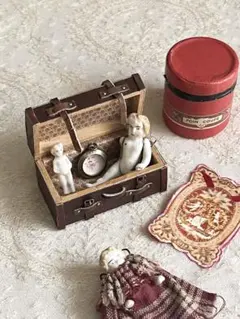 ハットボックス  ブラック アンティーク調  シャビー  オシャレ 入れ子式 mm-294_c1.jpg