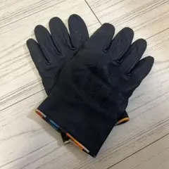 Paul Smith ネイビー手袋 レザー　24cm