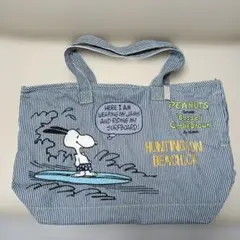 スヌーピー　ROOTOTE ルートート　ストライプトートバック