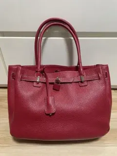 未使用品✨HAMANO ミーティア　ハンドバッグ　パドロック　キャメル　レザー 濱野皮革工藝/HAMANO - 濱野 ハマノ／HAMANO バッグ