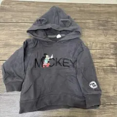 ミッキーマウス パーカー グレー 100cm~
