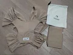 【美品】Konny コニー 抱っこ紐 Mサイズ ベージュ 収納袋付き