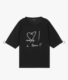 タイムセール【新品】To b. by agnes bロゴTシャツ ブラック Mのサムネイル