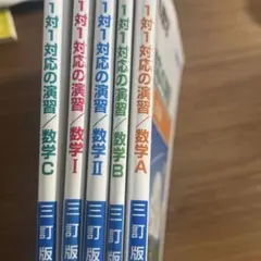 1対1対応の演習(IAⅡB) ⅡとCは残ってません。