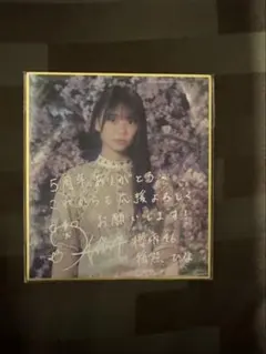 櫻坂46 サクコレ 5th アニラ サイン入り色紙 山田桃実 - メルカリ