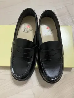 美品ブラックローファー キッズ 20cm