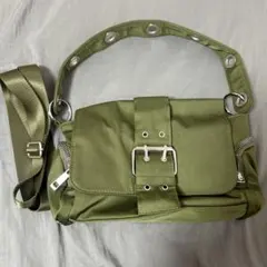 ショルダーバッグ AZUL by moussy カーキ